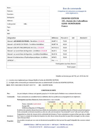 Tarif DIDAFRIO